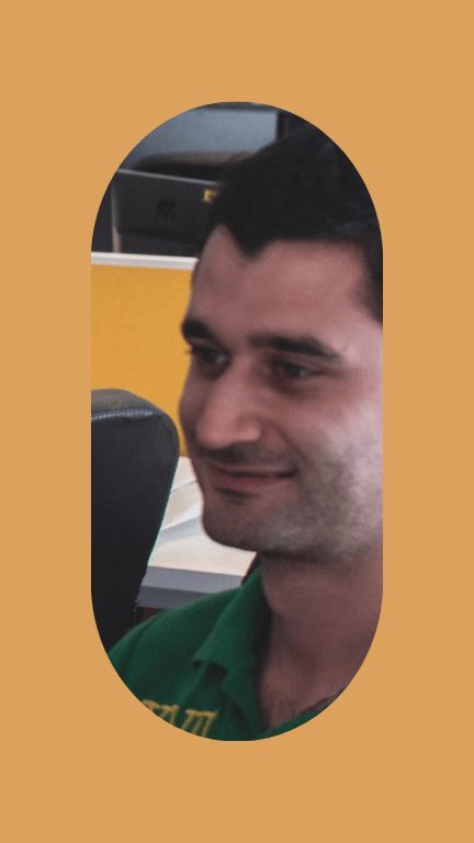 a man wearing a hat